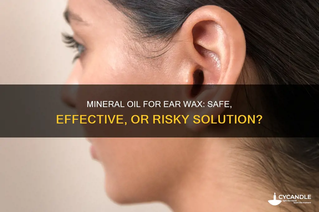 can mineral oil be used for ear wax
