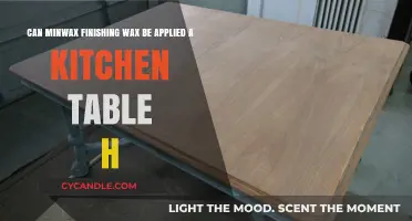 Using Minwax Finishing Wax on Kitchen Tables: Benefits and Application Tips