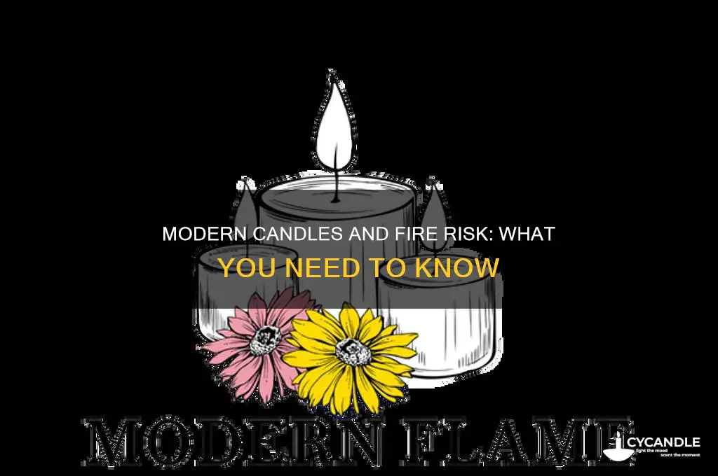 can modern candles cause a fire