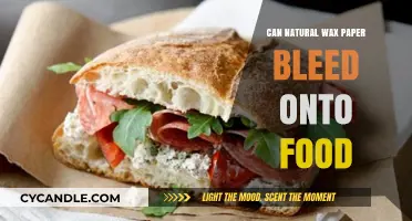 Does Natural Wax Paper Safely Wrap Food Without Bleeding?