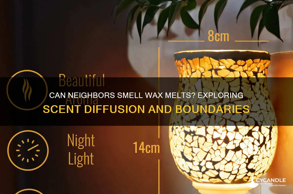 can neighbors smell wax