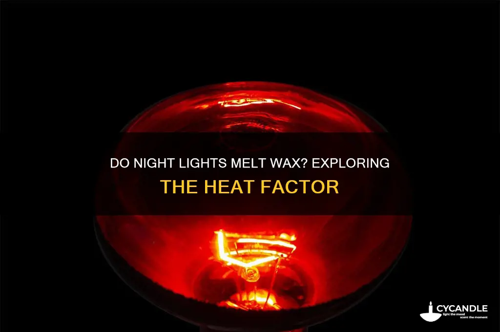 can night lights melt wax