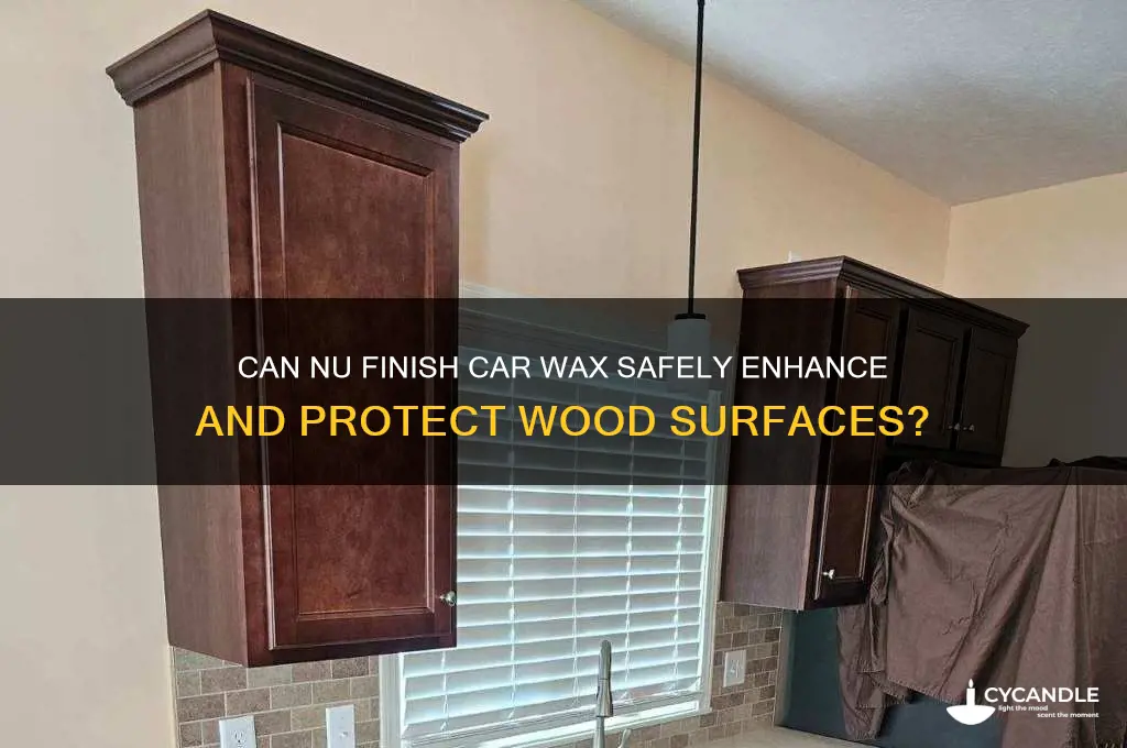 can nu finish car wax be used on wood
