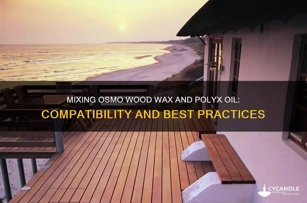can osmo wood wax be mixed with osmo polyx oil