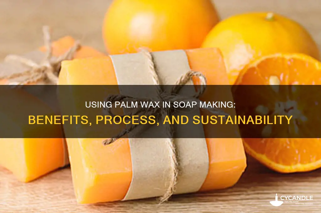 can palm wax be use in soap making