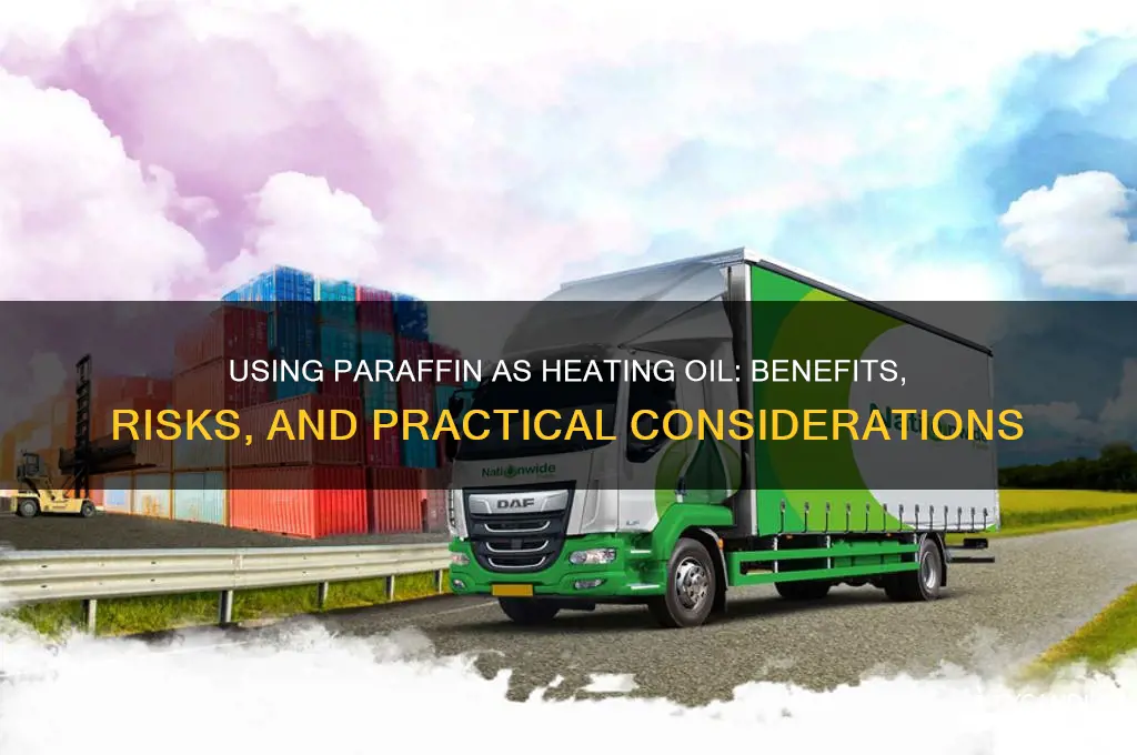 can paraffin be used as heating oil