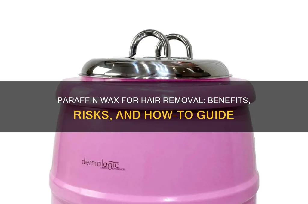can paraffin wax be used for hair removal
