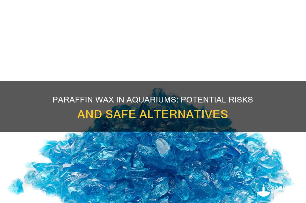 can paraffin wax kill aquariums