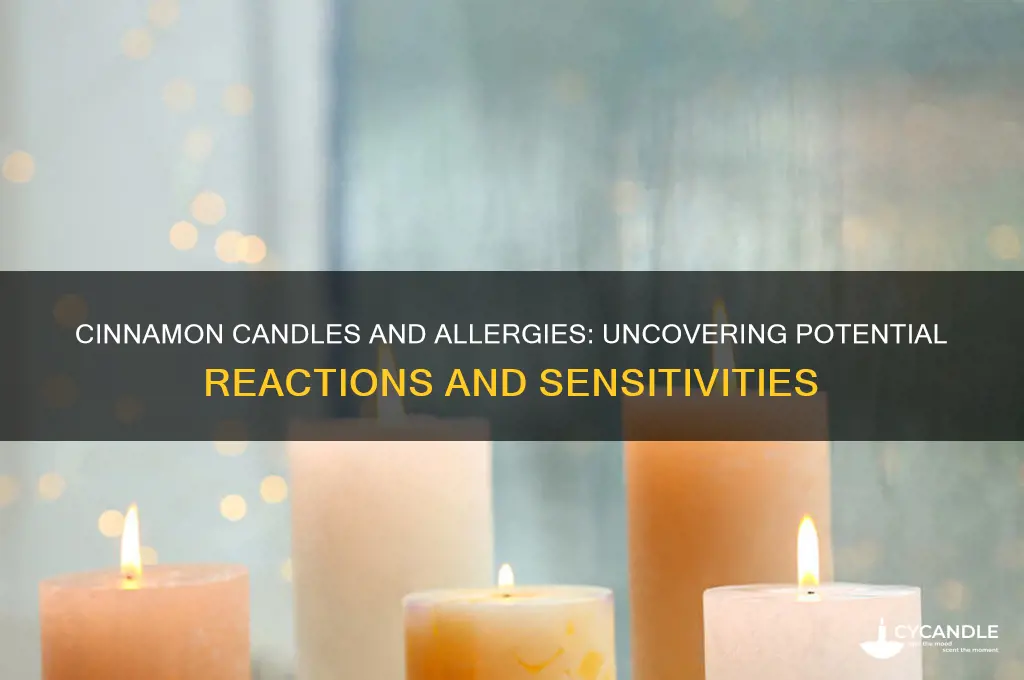 can people be allergic to cinnamon candles