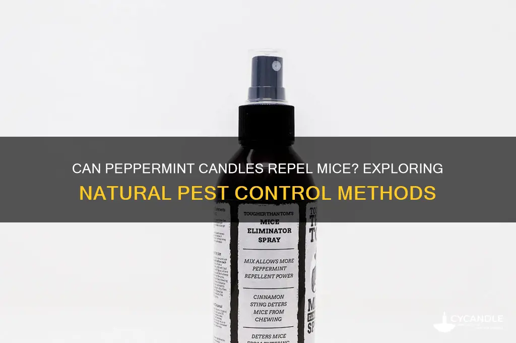 can peppermint candle scare away mouse