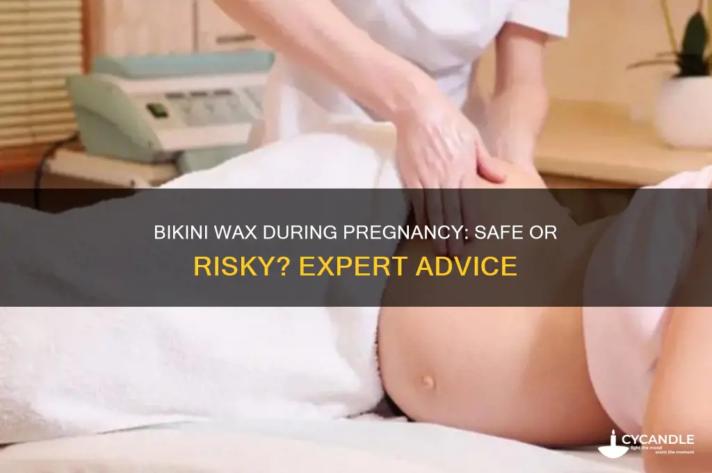 can pregnant women get bikini wax