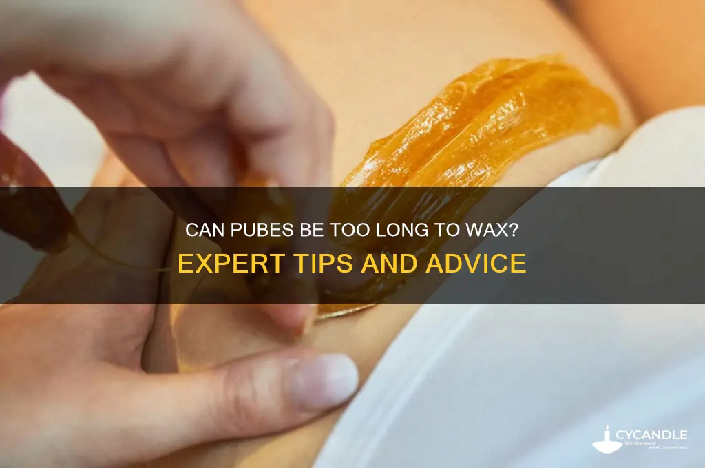 can pubes be too long to wax