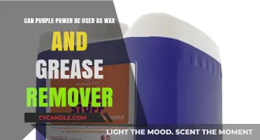 Purple Power: Effective Wax and Grease Remover Alternative?