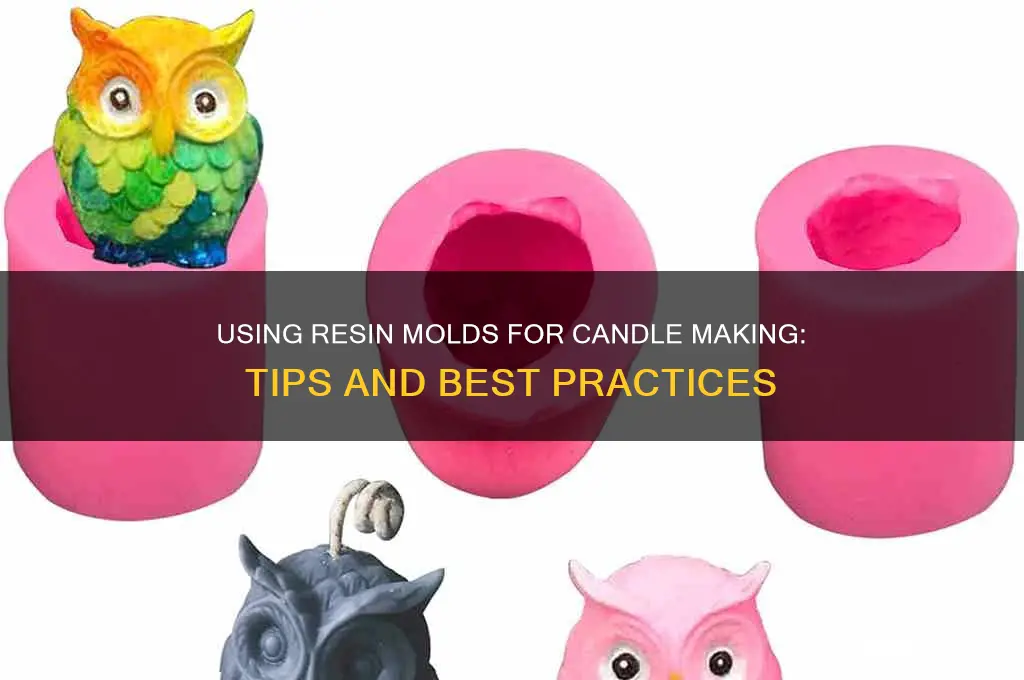 can resin molds be used for candles