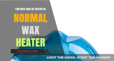 Can Rica Wax Be Heated in a Normal Wax Heater?