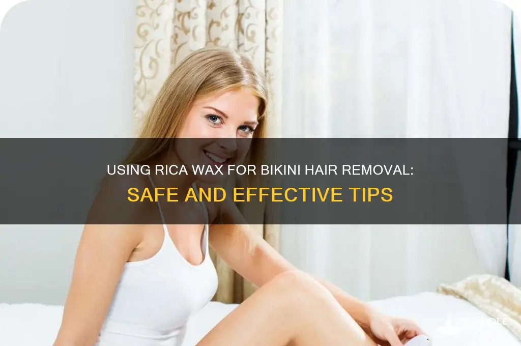 can rica wax be used for bikini