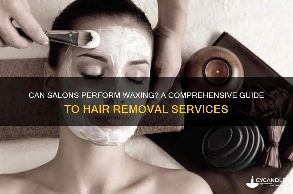 can salons do waxing