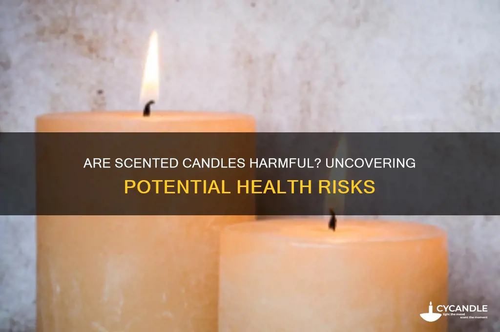 can scented candles be bad for your health