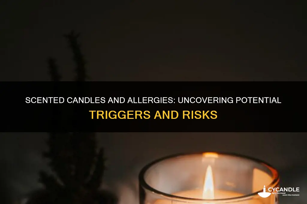 can scented candles cause allergies