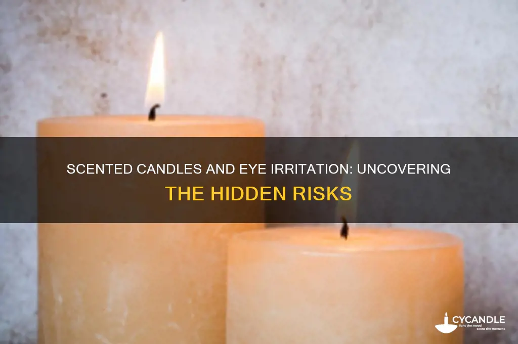 can scented candles cause eye irritation