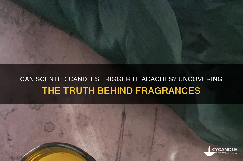 can scented candles cause headaches