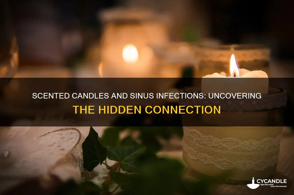 can scented candles cause sinus infections