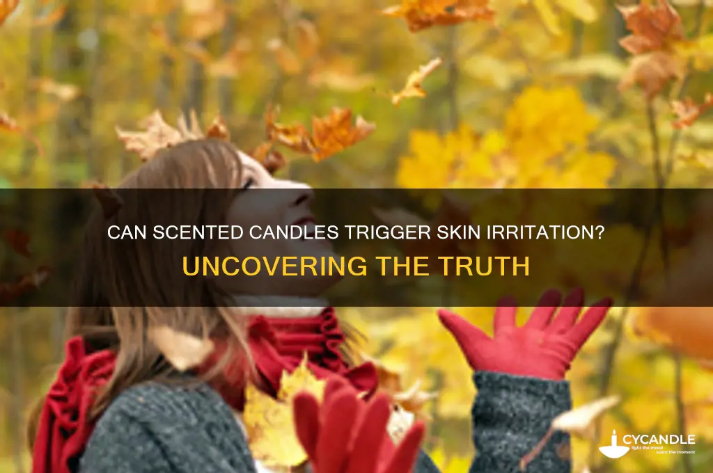 can scented candles cause skin irritation