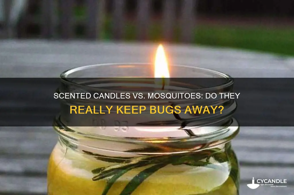 can scented candles kill mosquitoes