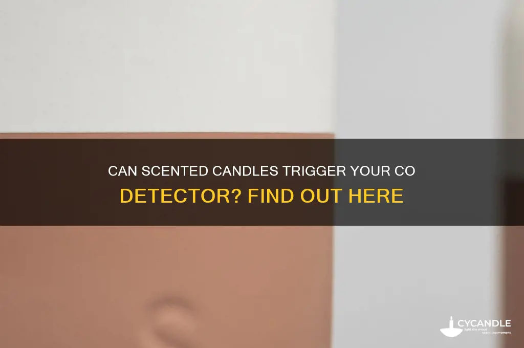 can scented candles set off co detector