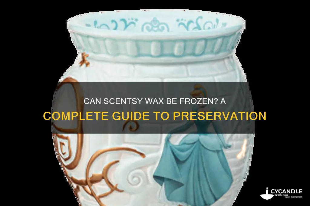 can scentsy wax be frozen
