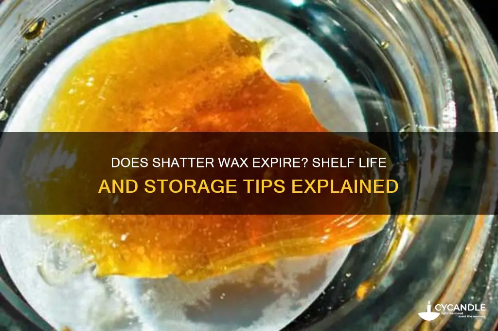 can shatter wax go bad
