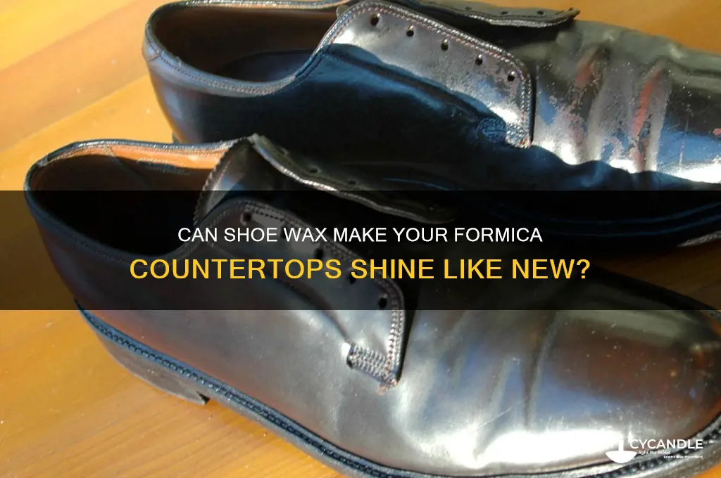 can show wax shine formica countertops