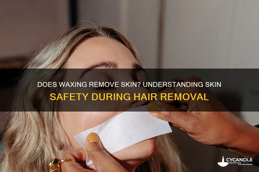 can skin come off when waxing