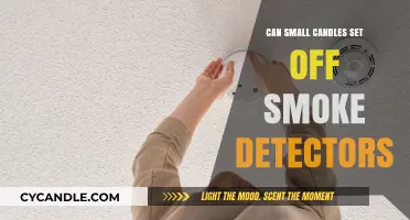Can Small Candles Trigger Smoke Detectors? A Safety Guide