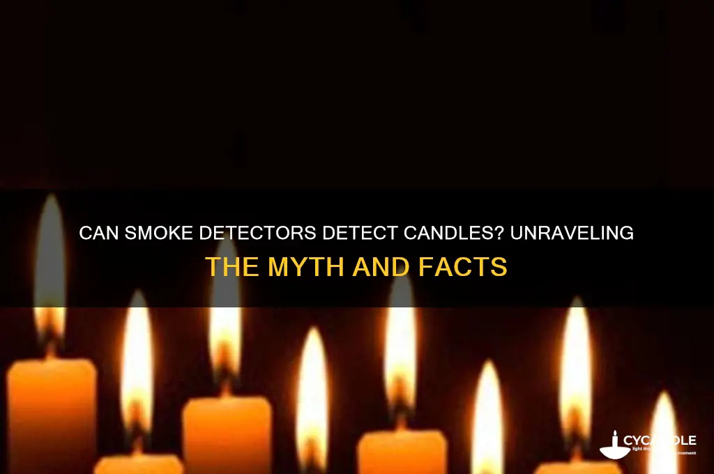 can smoke detectors detect candles