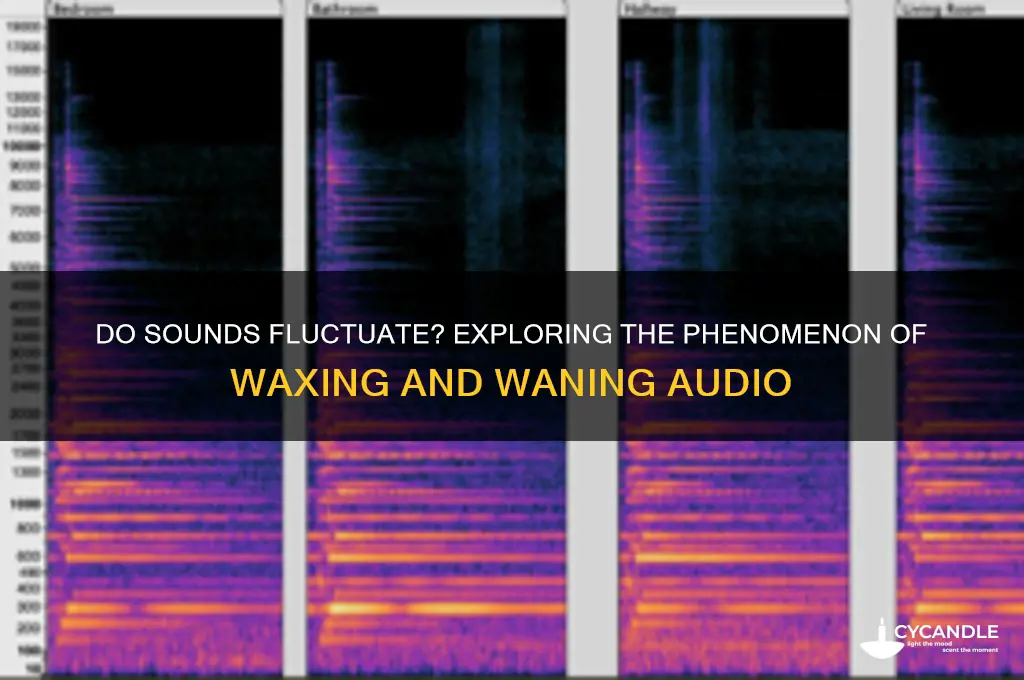 can sounds wax and wane