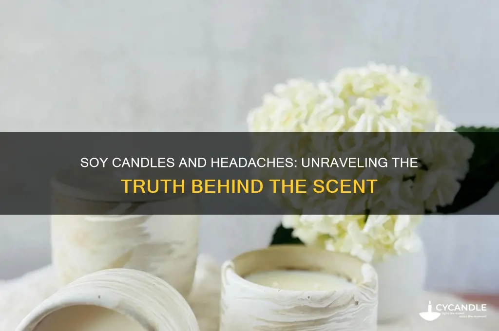 can soy candles give you a headache