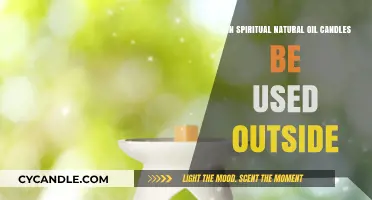 Outdoor Use of Spiritual Natural Oil Candles: Benefits and Tips