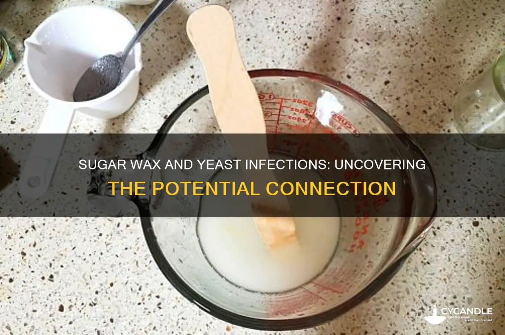 can sugar wax cause yeast infection