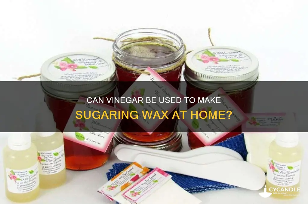 can sugaring wax be made with vinegar