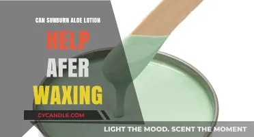 Can Sunburn Aloe Lotion Soothe Skin After Waxing? Find Out Here