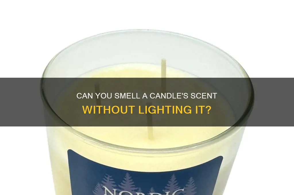 can tasete scent of candle