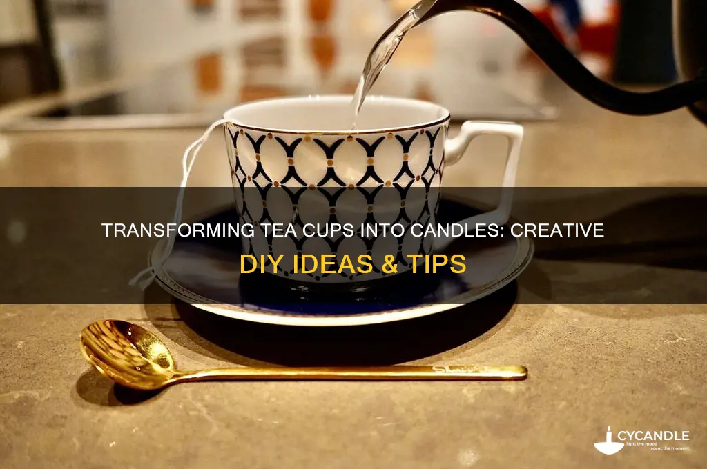 can tea cups be candles