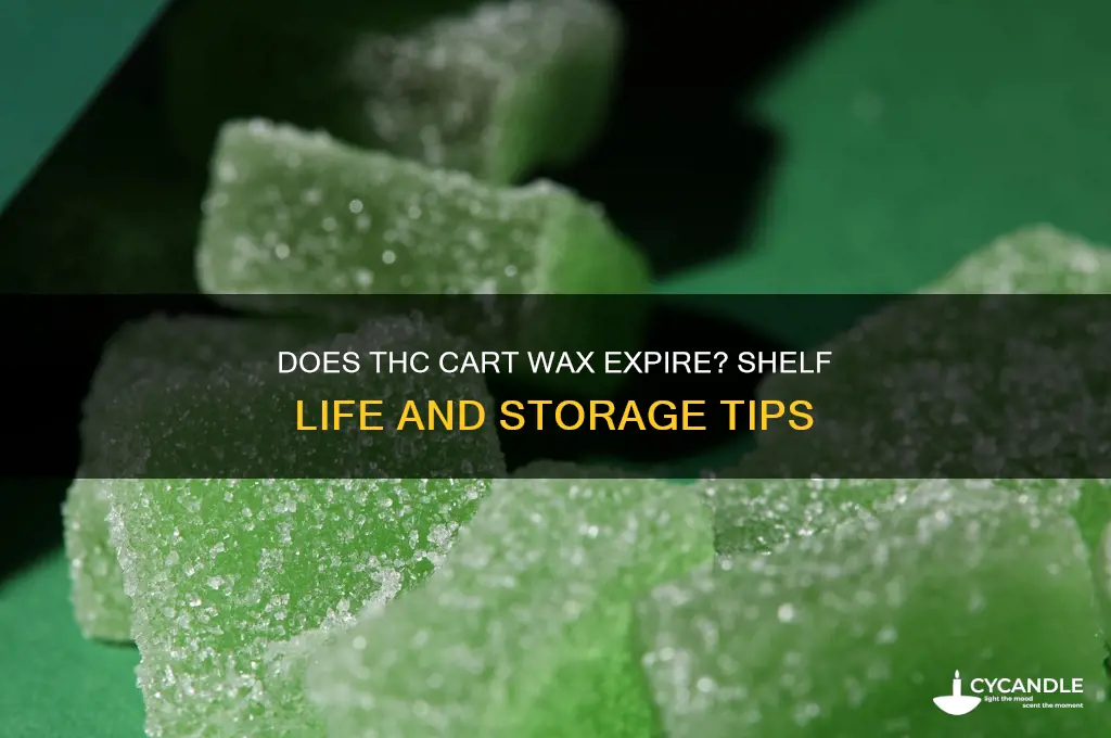 can thc cart wax go bad