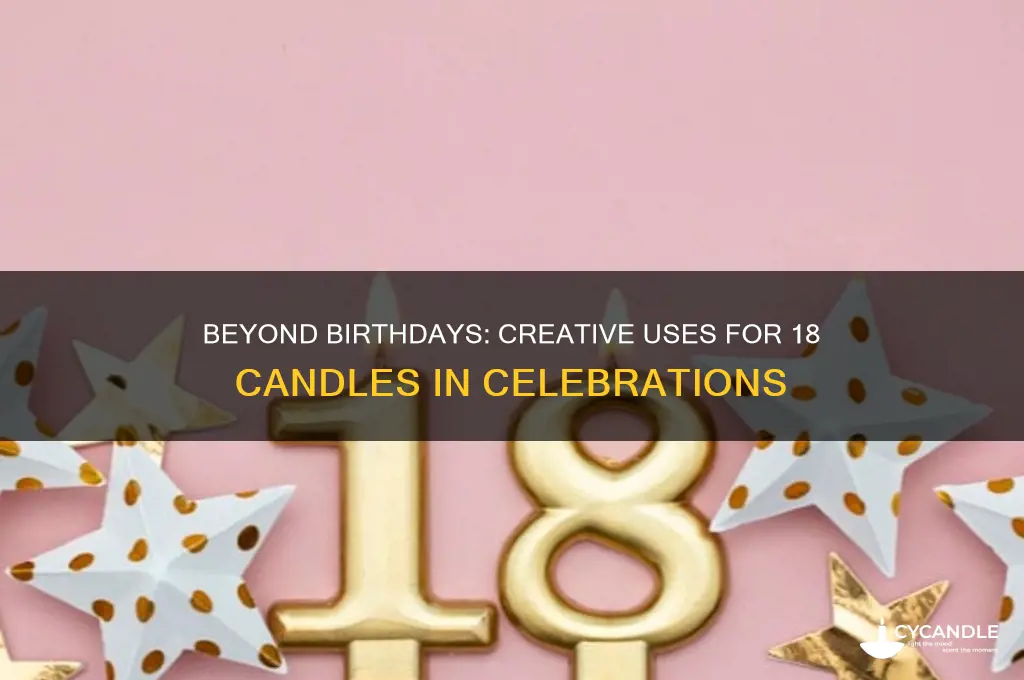 can the 18 candles be for other than people