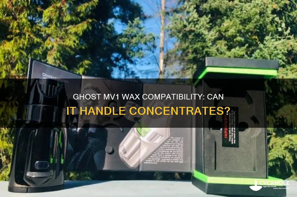 can the ghost mv1 use wax