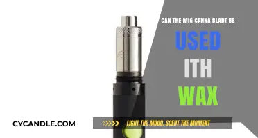 Using Mig Canna Bladt with Wax: Compatibility and Tips