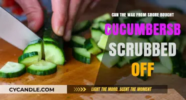 Can Store-Bought Cucumber Wax Be Scrubbed Off? A Guide
