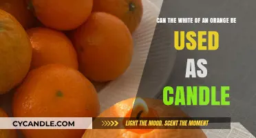 Can Orange Peel's White Part Be Used as a Candle?