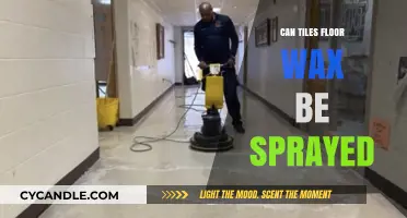 Can You Spray Tile Floor Wax? A Quick Application Guide